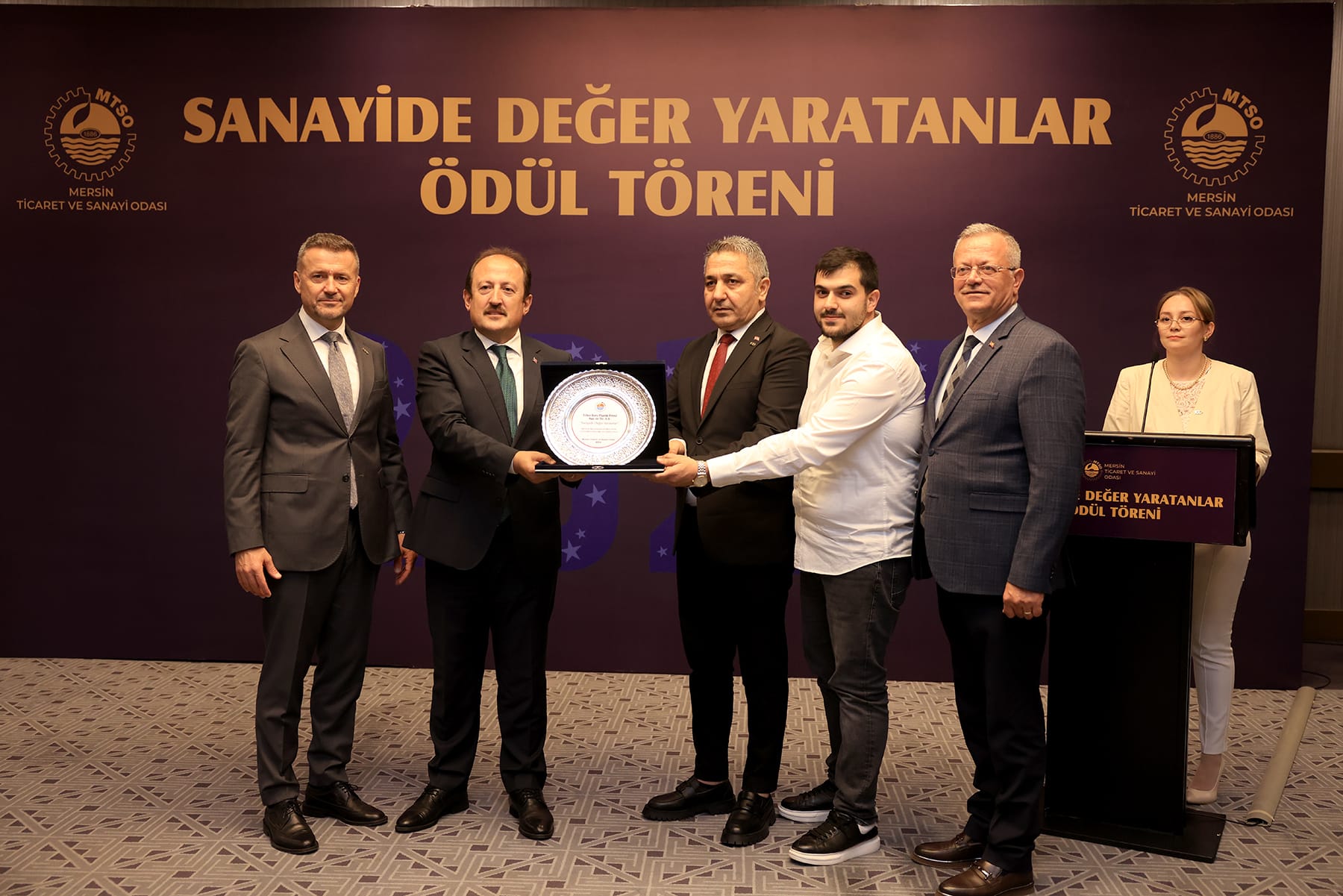 İSO 500 Sanayide Değer Yaratanlar Ödül Töreninde Ödülümüzü Aldık